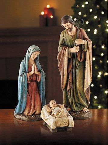3-Piece Nativity Set - 16" H - Saint-Mike.org