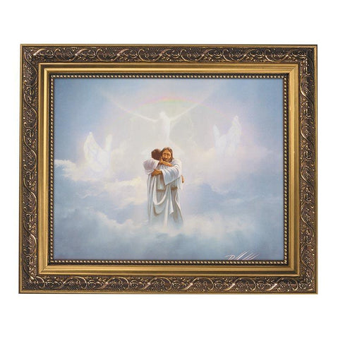 The Reunion (Welcome Home) - Framed Print - Saint-Mike.org