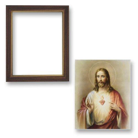 Sacred Heart of Jesus - Framed Print - Saint-Mike.org
