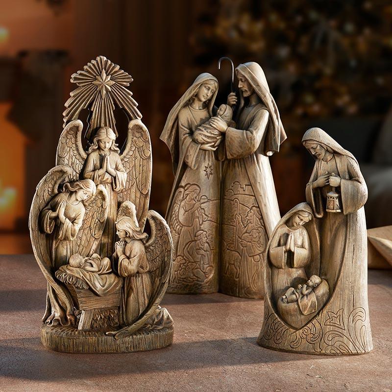 Angelic Nativity Statue (O Holy Night Collection) - 13" H - Saint-Mike.org