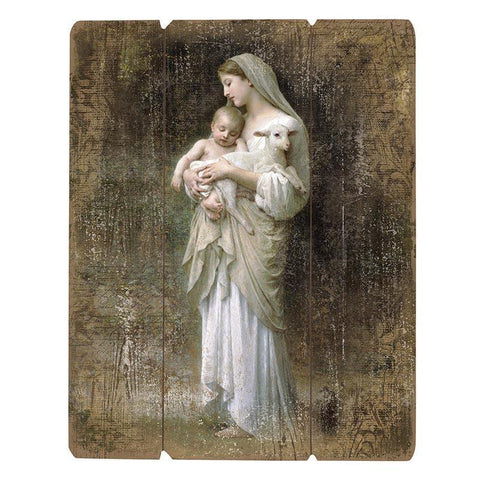 Innocence Wood Pallet (Ars Sacra Collection) - 15" H - Saint-Mike.org