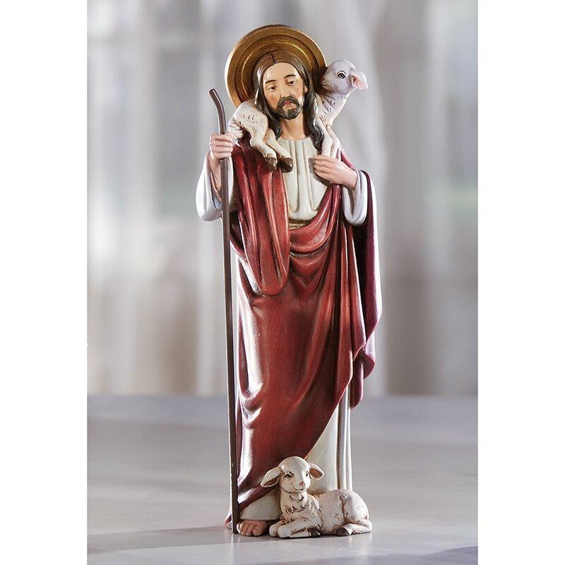 Good Shepherd Figurine (Milano Collection) - 8" H - Saint-Mike.org