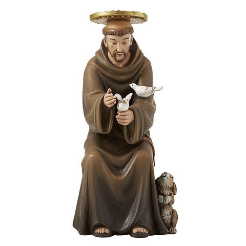 St. Francis Figurine (Hummel Collection) - 6" H - Saint-Mike.org