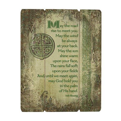 Irish Blessing Wood Pallet (Ars Sacra Collection) - 15" H - Saint-Mike.org
