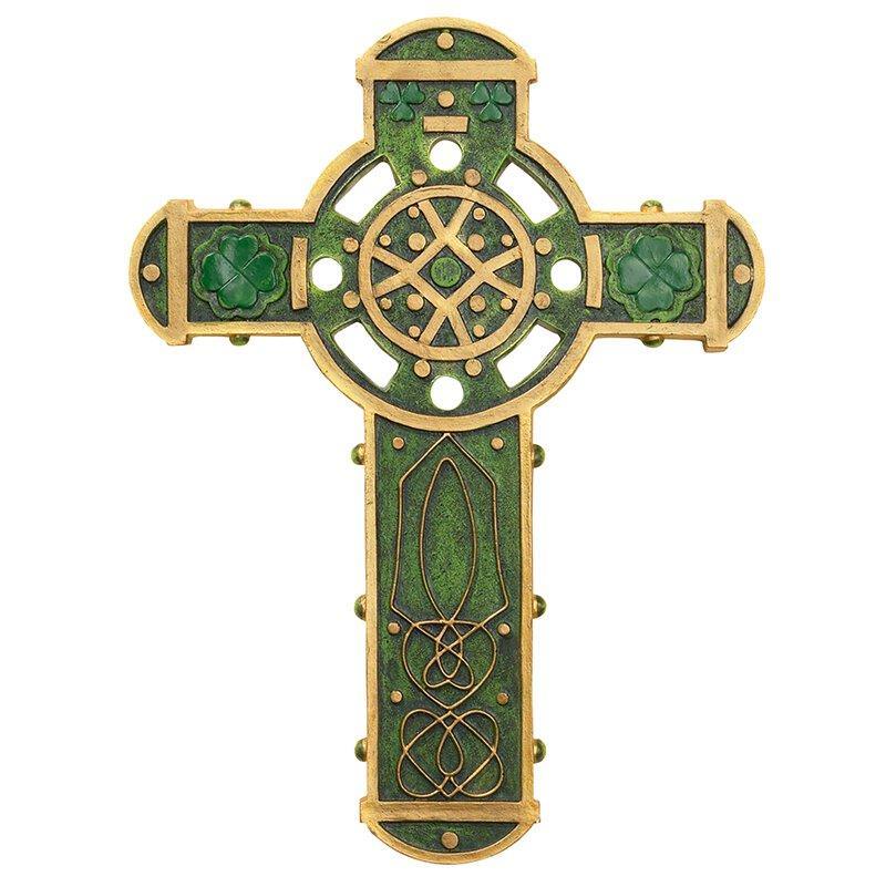 Irish Celtic Wall Cross - 9" H - Saint-Mike.org
