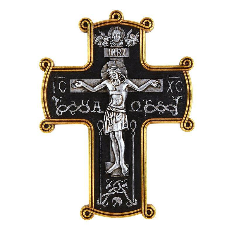 Byzantine Crucifix (Constantinople Collection) - 8" H - Saint-Mike.org
