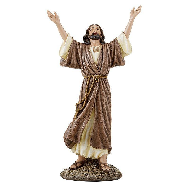 Christ in the Wilderness Figurine (Toscana Collection) - 9" H - Saint-Mike.org