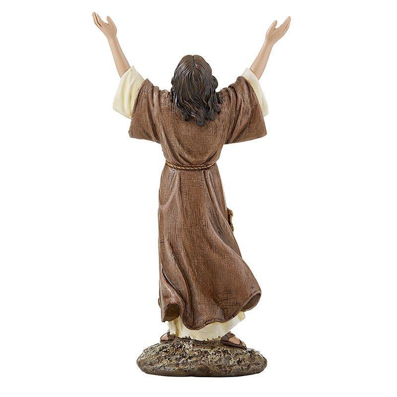 Christ in the Wilderness Figurine (Toscana Collection) - 9" H - Saint-Mike.org