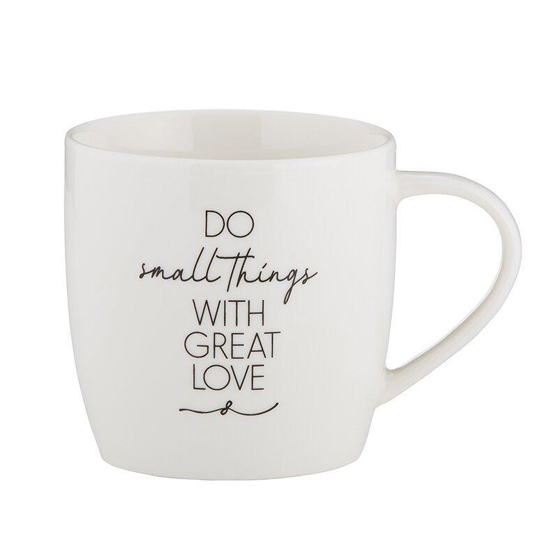 Do Small Things Cafe Mug - 12 oz - Saint-Mike.org
