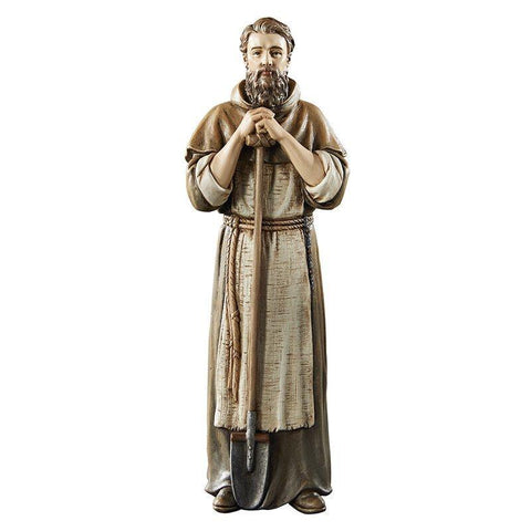 St. Fiacre Statue (Toscana Collection) - 8" H - Saint-Mike.org
