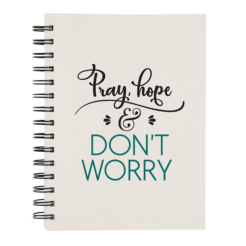 Pray Hope Don't Worry Prayer Journal (2 pack) - 100 pages - Saint-Mike.org