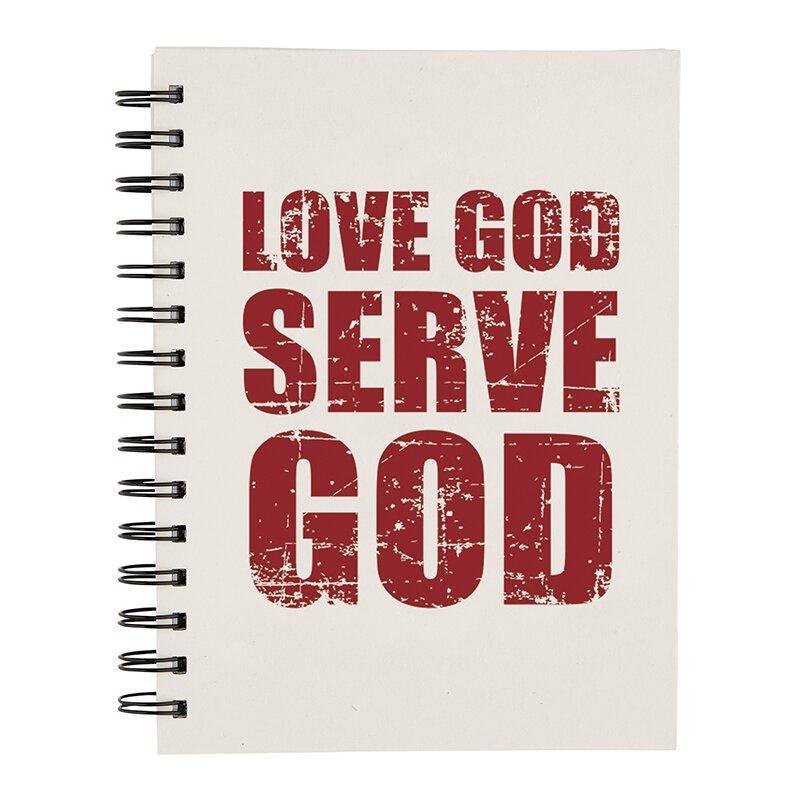Love God Serve God Prayer Journal (2 pack) - 100 pages - Saint-Mike.org