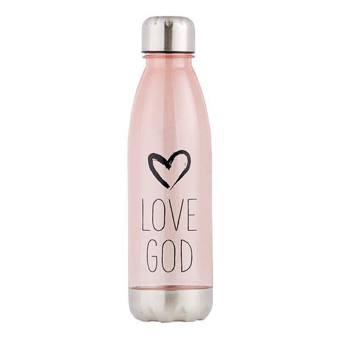 Love God Stainless Water Bottle (2 pack) - 24 oz - Saint-Mike.org
