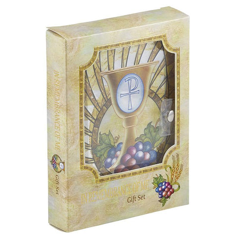 First Communion Wallet Gift Set - Girl - Saint-Mike.org
