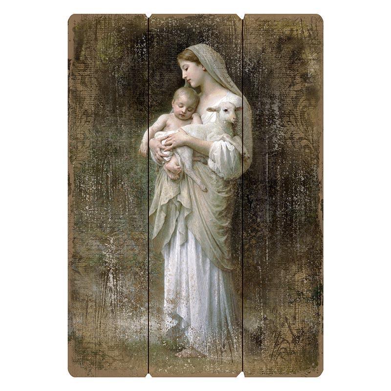 Innocence Wood Pallet (Ars Sacra Collection) - 27" H - Saint-Mike.org