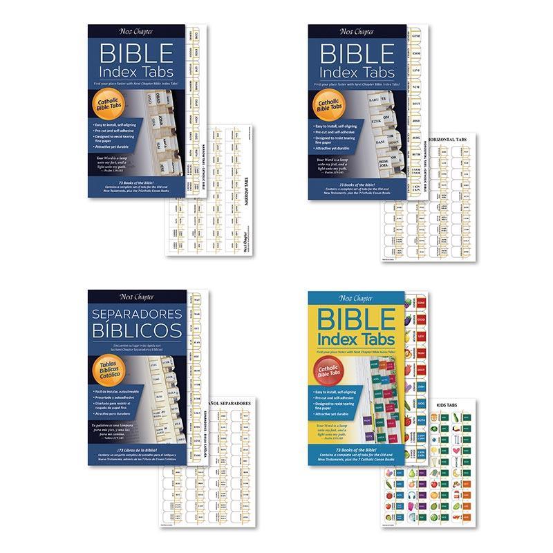 Next Chapter Bible Tabs Bundle - 40 pieces - Saint-Mike.org