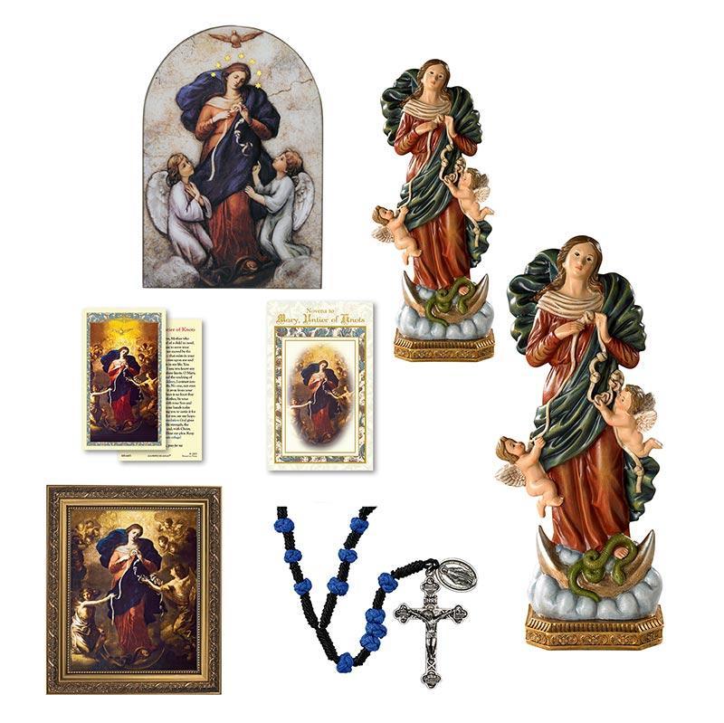 Mary Untier of Knots Bundle - 11 piece - Saint-Mike.org