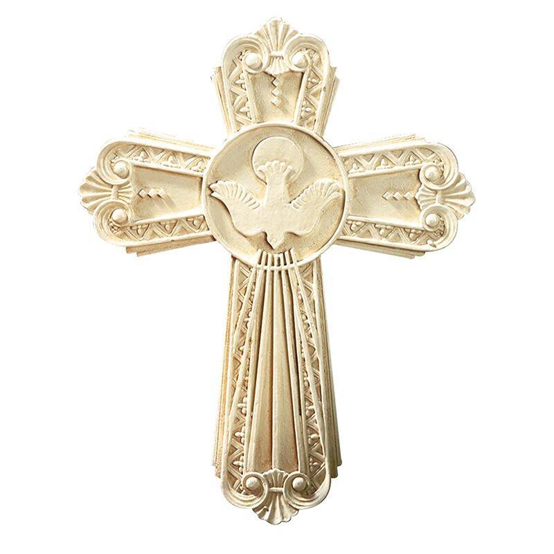 Confirmation Come Holy Spirit Cross (Tomaso) - 7.5" H - Saint-Mike.org