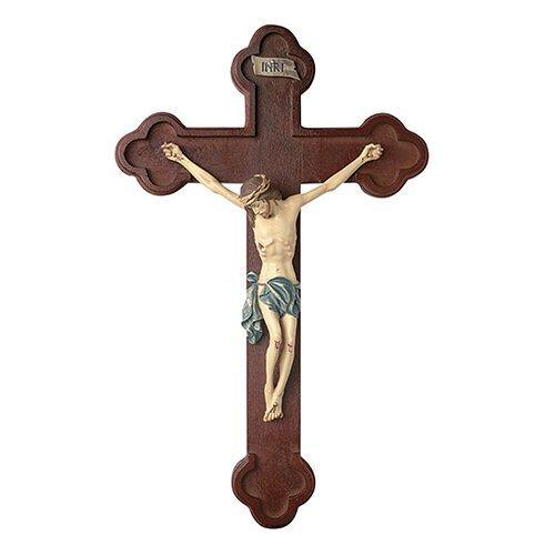 Tomaso Budded Wooden Crucifix (San Giovanni Collection) - 10" H - Saint-Mike.org