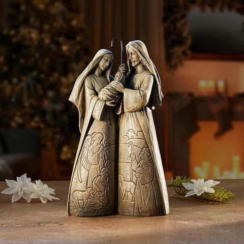 Holy Family Of Bethlehem Statue (O Holy Night Collection) - 12" H - Saint-Mike.org