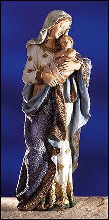 Madonna & Child Statue (Ave Maria Collection) - 7" H - Saint-Mike.org