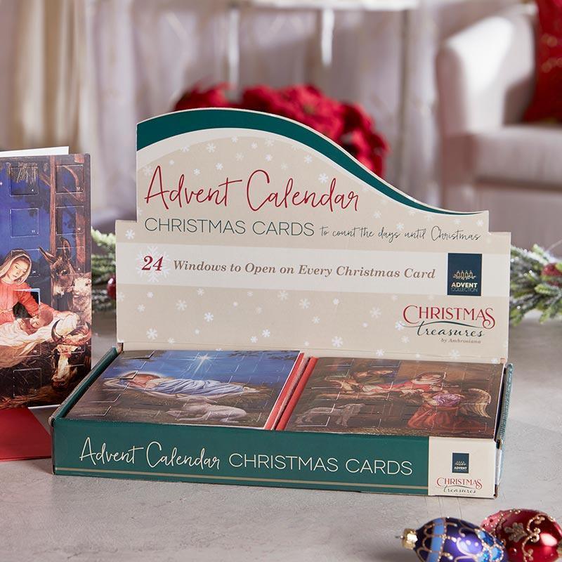 Mini Advent Calendar Card Display - 24 Calendars - Saint-Mike.org