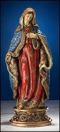 Immaculate Heart of Mary Statue (Milano Collection) - 9.25" H - Saint-Mike.org