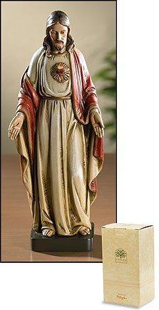 Sacred Heart Statue (Toscana Collection) - 8" H - Saint-Mike.org