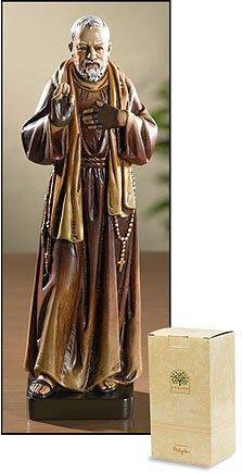 St. Pio Statue (Toscana Collection) - 8" H - Saint-Mike.org