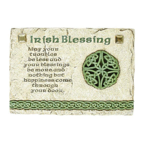 Irish Blessing Wall Plaque - 8.5" W - Saint-Mike.org