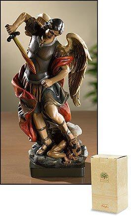 St. Michael Statue (Toscana Collection) - 8" H - Saint-Mike.org