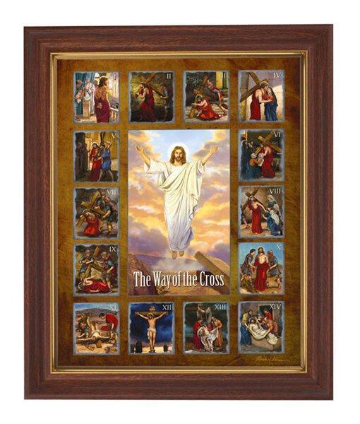 Stations of the Cross - Framed Print - Saint-Mike.org