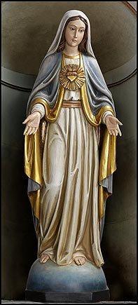 Immaculate Heart Statue (Basilica Collection) - 48" H - Saint-Mike.org