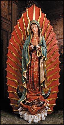 Our Lady of Guadaloupe Statue (Basilica Collection) - 48" H - Saint-Mike.org