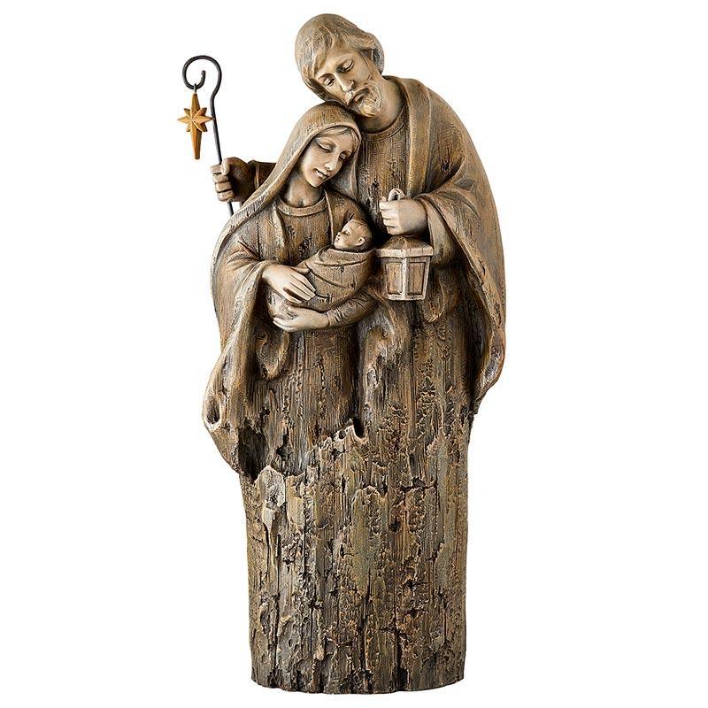 Tender Holy Family Statue (O Holy Night Collection) - 17" H - Saint-Mike.org