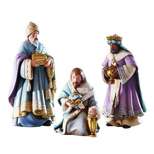 Three Wise Men Figurines (Bethlehem Nights Collection) - 6" H - Saint-Mike.org