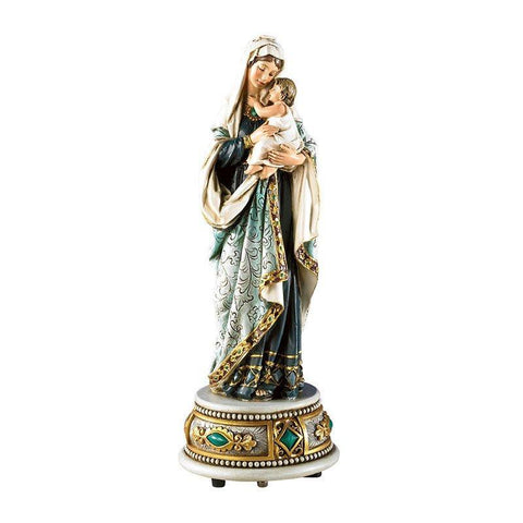 Madonna & Child Musical Figurine (Ave Maria Collection) - 8.5" H - Saint-Mike.org