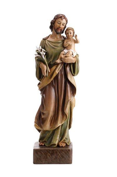 St. Joesph and Child Statue (Portofino Collection) - 22" H - Saint-Mike.org