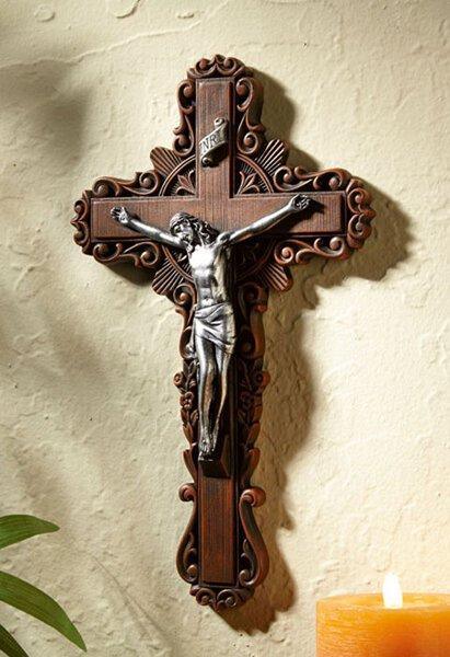 Calvary Pastoral Crucifix (Ravello Colletion) - 10" H - Saint-Mike.org