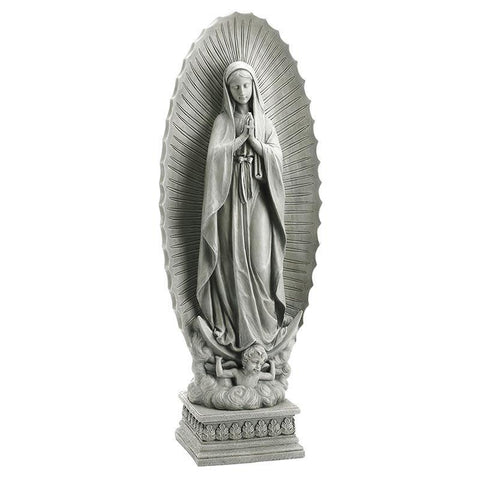 Our Lady of Guadalupe Garden Statue (Marian Garden Statue) - 38" H - Saint-Mike.org